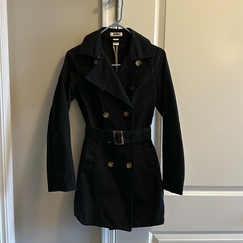 Black trenchcoat